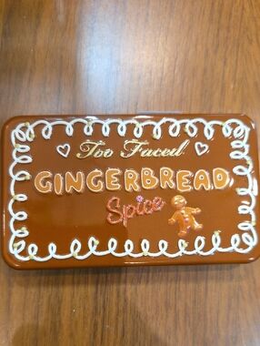 Too Faced Gingerbread Spice Decorative Tin - Brown